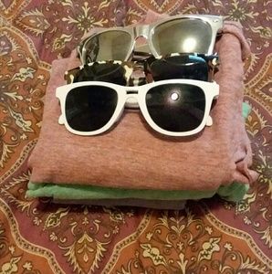 6 Piece Mossimo & Foster Grant Wayfarer Lot SZ S